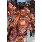 TƯỢNG GỖ DI LẶC VÁC CÀNH ĐÀO DL062