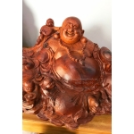 TƯỢNG GỖ DI LẶC NGỒI DL014-NEW