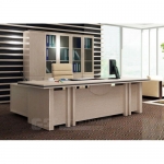 Bàn giám đốc BGD18F4 kèm hộc và tủ phụ phủ Laminate HP Hàn Quốc