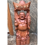 Tượng gỗ Di Lặc nâng vàng đẹp