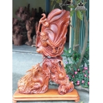 Tượng Đạt Ma Hàng Long Gỗ Hương