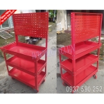 xe đẩy 3 ngăn treo dụng cụ