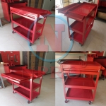Xe đẩy dụng cụ 4 ngăn 1 ngăn kéo